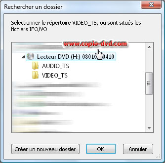 Copie DVD CloneDVD boite de dialogue